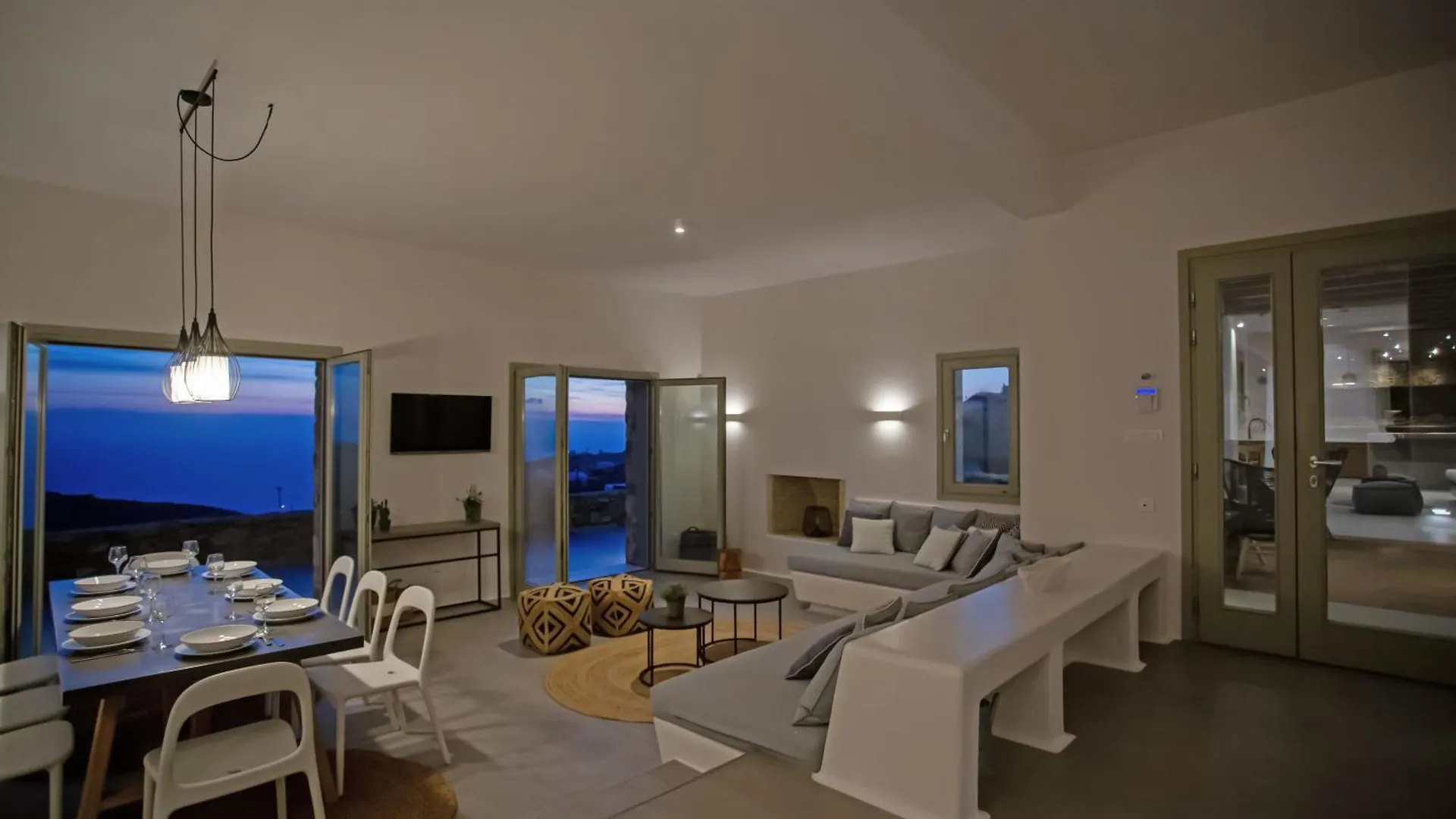 Aura Seaview Sunset Pool Villa W Night Security Guard - Six Bedrooms Fanari  Fanari (Mykonos)