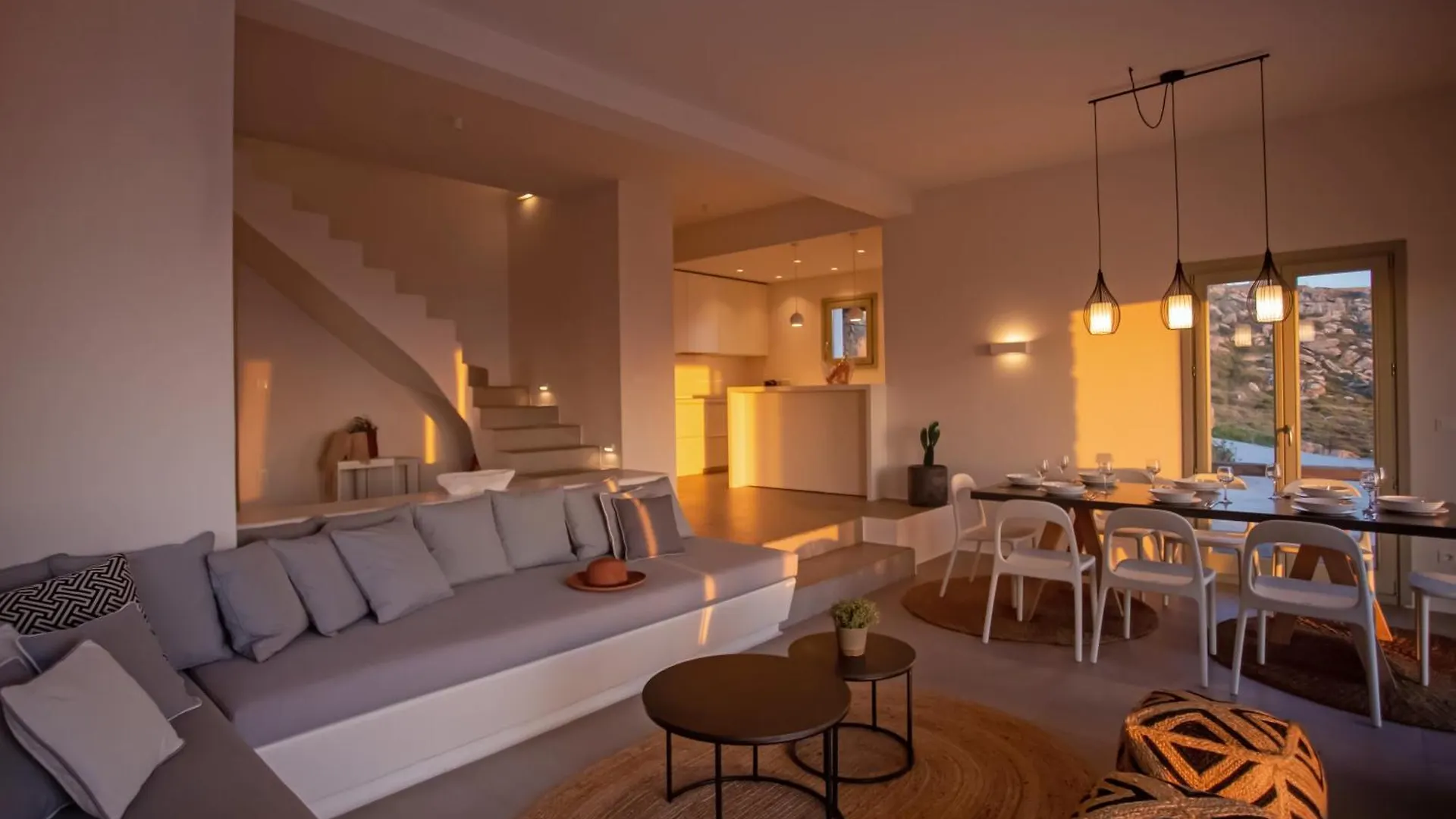 Aura Seaview Sunset Pool Villa W Night Security Guard - Six Bedrooms Fanari