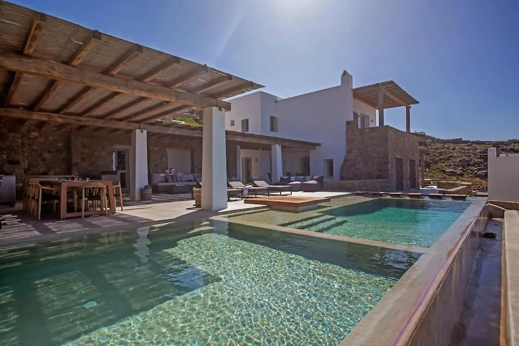 Aura Seaview Sunset Pool Villa W Night Security Guard - Six Bedrooms Fanari  0*, Fanari (Mykonos) Grécia