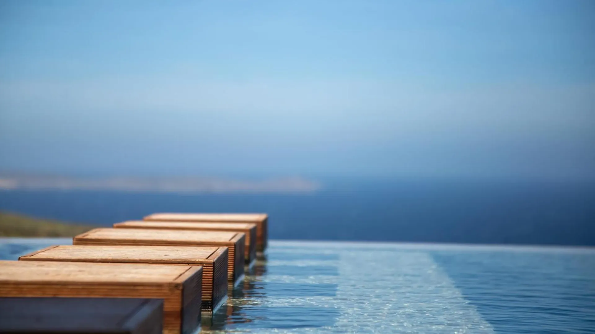 Aura Seaview Sunset Pool Villa W Night Security Guard - Six Bedrooms Fanari  Grécia