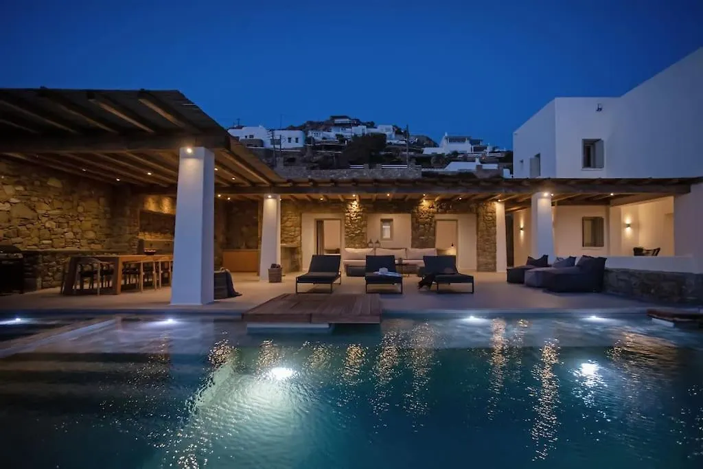 Aura Seaview Sunset Pool Villa W Night Security Guard - Six Bedrooms Fanari  Fanari (Mykonos)