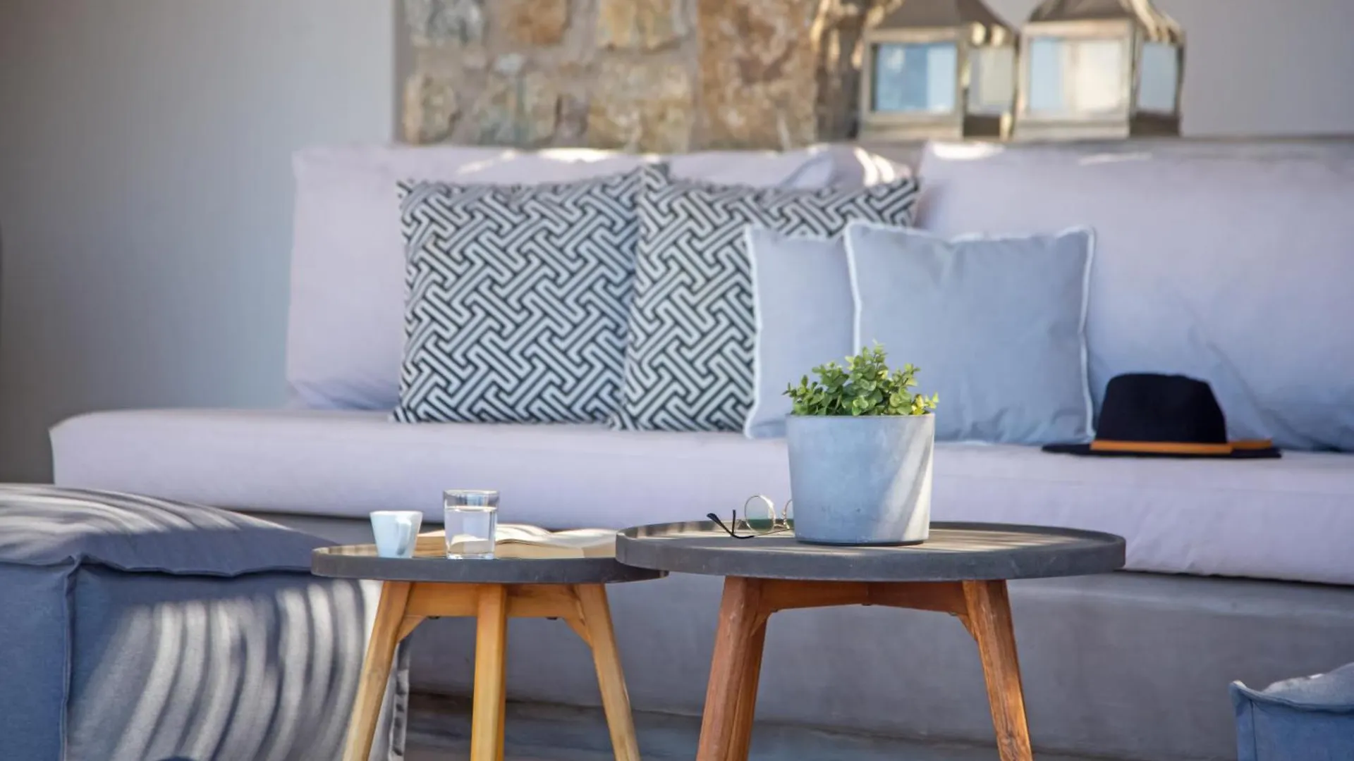 Aura Seaview Sunset Pool Villa W Night Security Guard - Six Bedrooms Fanari  Fanari (Mykonos)
