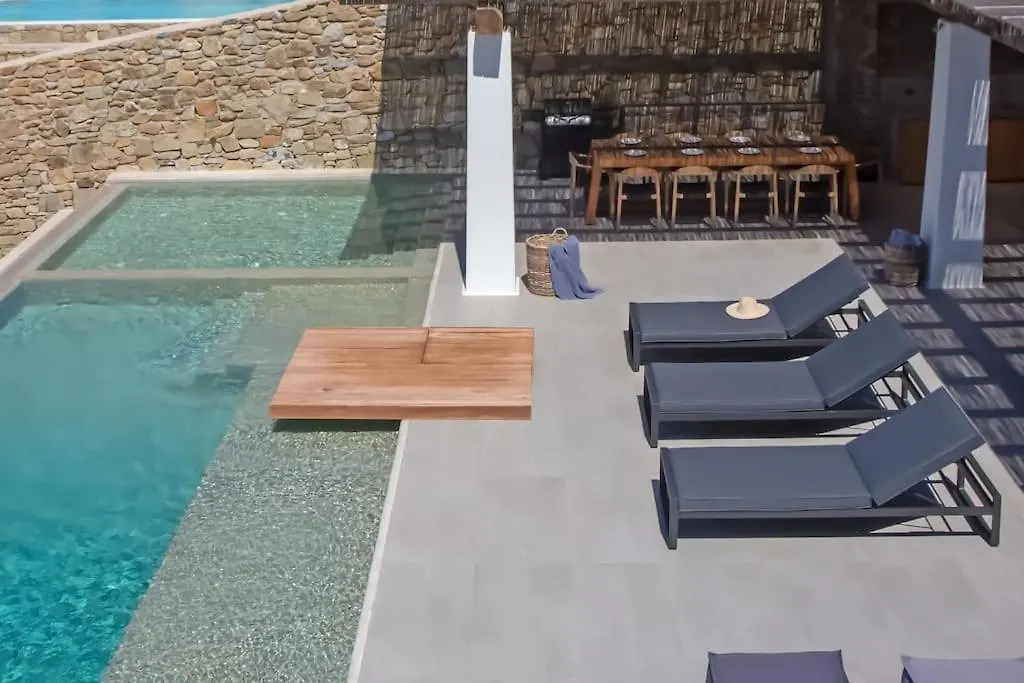 Aura Seaview Sunset Pool Villa W Night Security Guard - Six Bedrooms Fanari