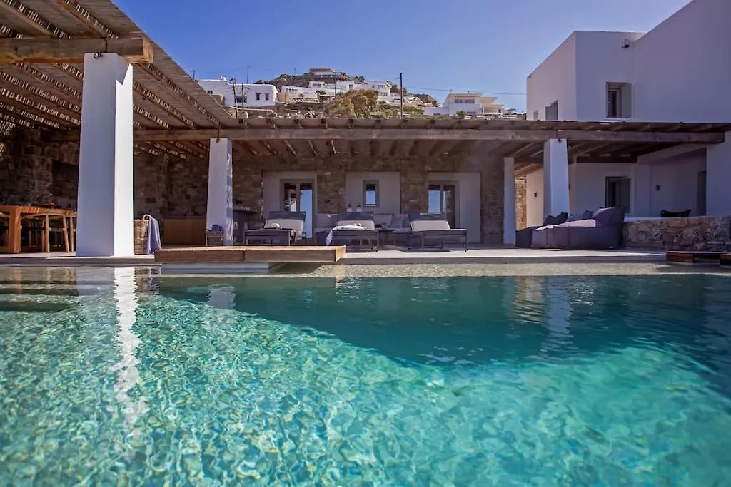 Aura Seaview Sunset Pool Villa W Night Security Guard - Six Bedrooms Fanari  0*, Fanari (Mykonos)
