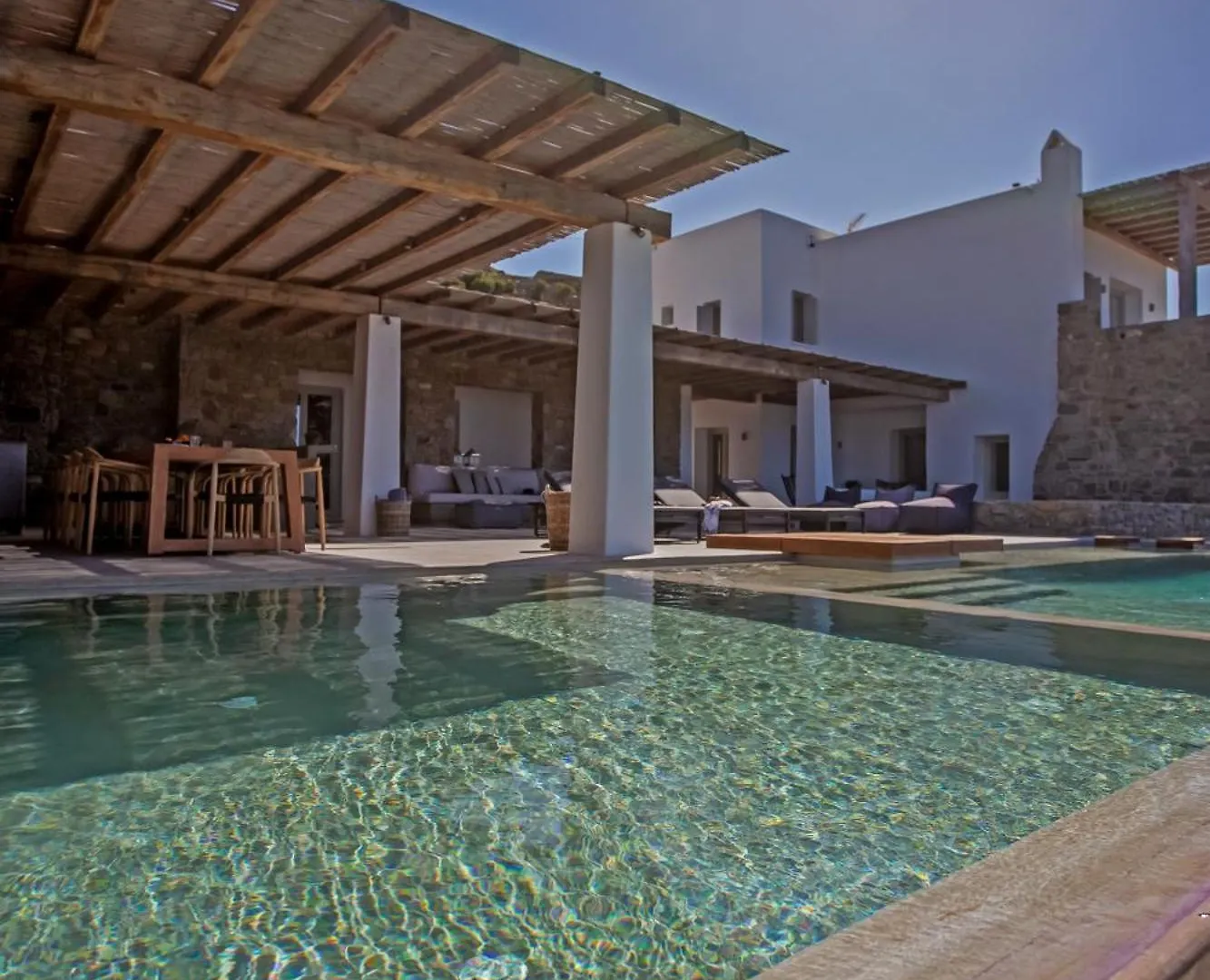 Aura Seaview Sunset Pool Villa W Night Security Guard - Six Bedrooms Fanari